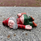 Garden Gnome Figurine | Humorous Reclining & Weather-Resistant Resin