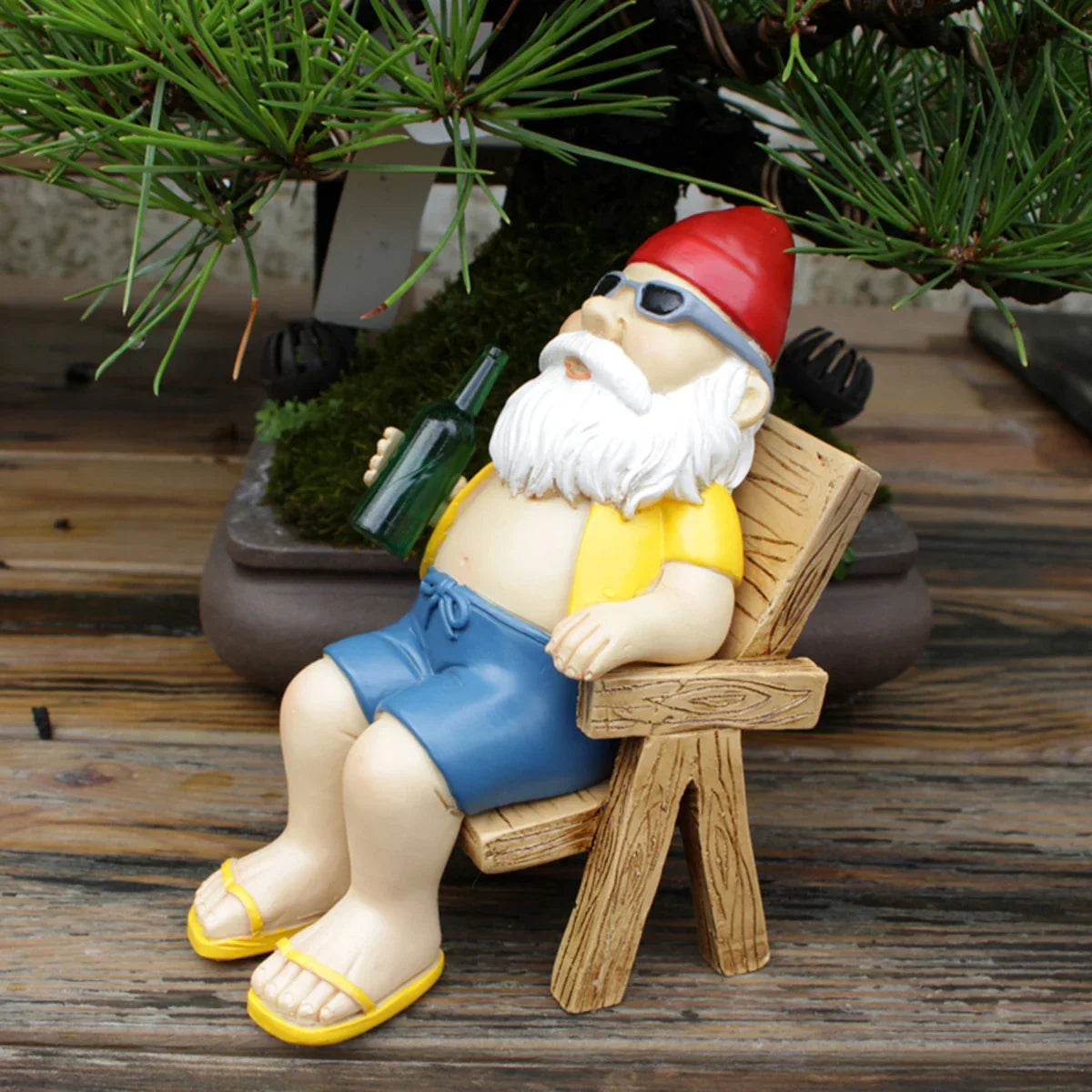 Garden Gnome Figurine | Resin & Weather-Resistant | 12.5 cm Height