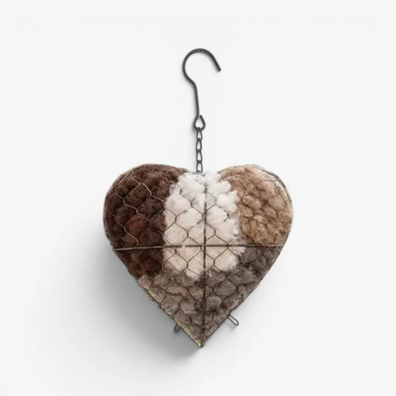 Garden Hanging Ornament | Heart-Shaped, Handmade & Lightweight