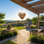 Garden Hanging Ornament | Heart-Shaped, Handmade & Lightweight