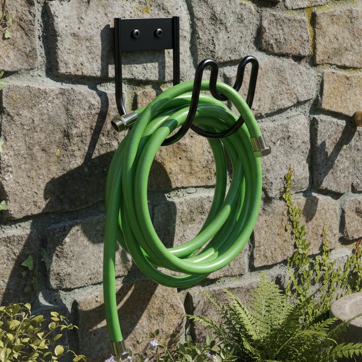 Garden Hose Holder | Durable Metal Wall-Mounted | 13 x 17.5 x 10.5 cm