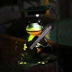 Garden Lamp | Solar-Powered & Frog-Shaped | With Ground Stake