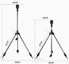 Garden Sprinkler | Stainless Steel Tripod & 360° Rotating Head | Adjustable 6–12 m