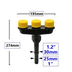 Garden Sprinkler | Wide Coverage & Fits 1"/1.2" Hoses