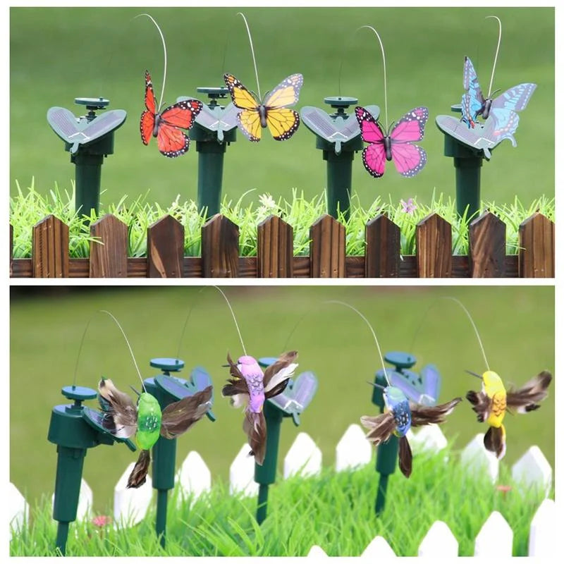Garden Stake | Solar-Powered Dancing Ornament | With AAA Backup