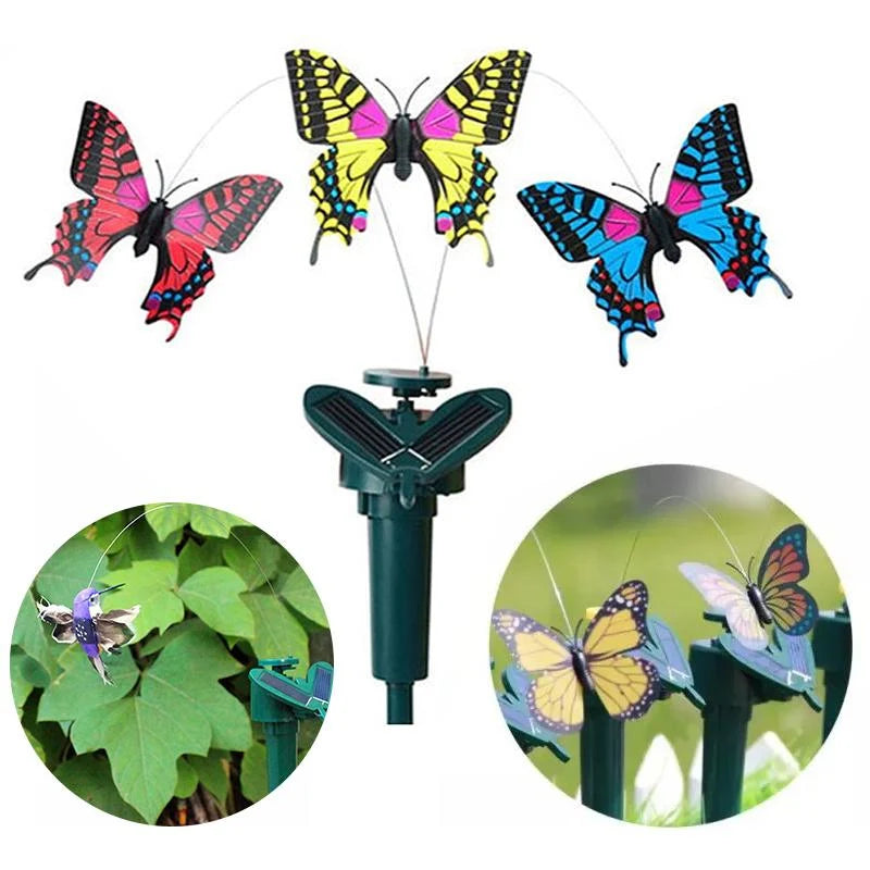 Garden Stake | Solar-Powered Dancing Ornament | With AAA Backup