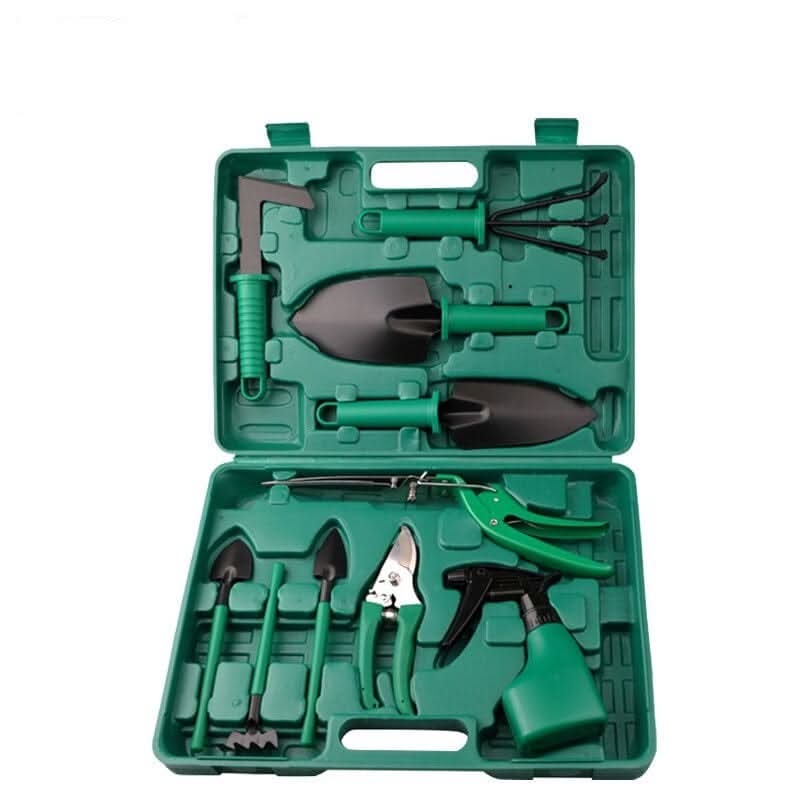 Garden Tool Set | Stainless Steel Heads & Ergonomic Grips | 10-Piece Set