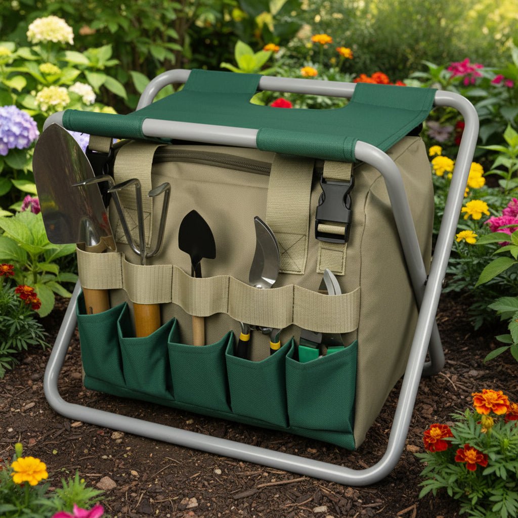 Garden Tool Set with Foldable Mechanism