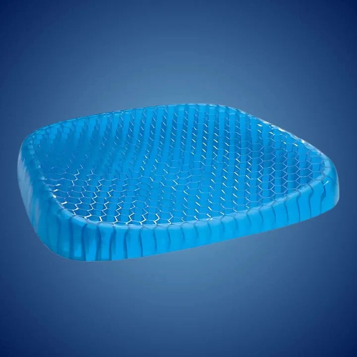 Gel Seat Cushion | Honeycomb Gel Pressure Relief & Tailbone Support | Office, Car & Wheelchair Use