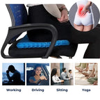Gel Seat Cushion | Honeycomb Gel Pressure Relief & Tailbone Support | Office, Car & Wheelchair Use