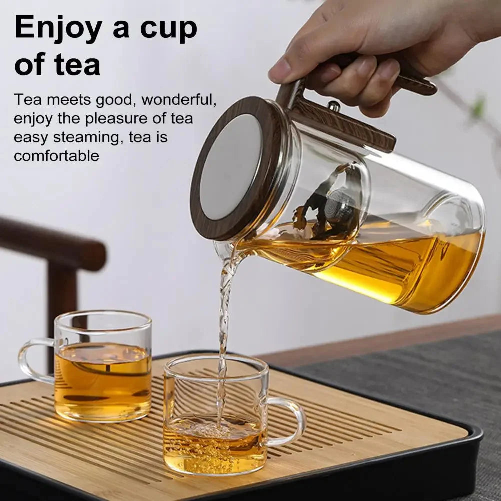 Glass Teapot | Borosilicate Glass & Built-In Infuser | 500ml & 700ml