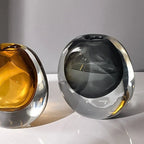 Glass Vase | Handblown Murano & Bubble Texture | 30 cm