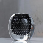 Glass Vase | Handblown Murano & Bubble Texture | 30 cm