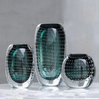 Glass Vase | Handblown Murano & Bubble Texture | 30 cm