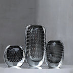 Glass Vase | Handblown Murano & Bubble Texture | 30 cm