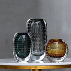 Glass Vase | Handblown Murano & Bubble Texture | 30 cm