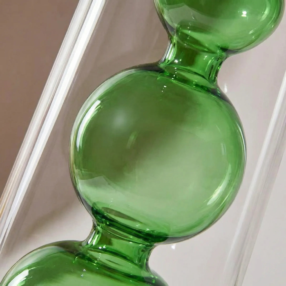 Glass Vase | Handmade Sculptural Double-Walled