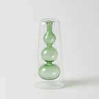 Glass Vase | Handmade Sculptural Double-Walled