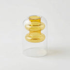 Glass Vase | Handmade Sculptural Double-Walled