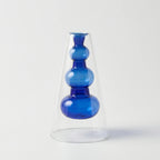 Glass Vase | Handmade Sculptural Double-Walled
