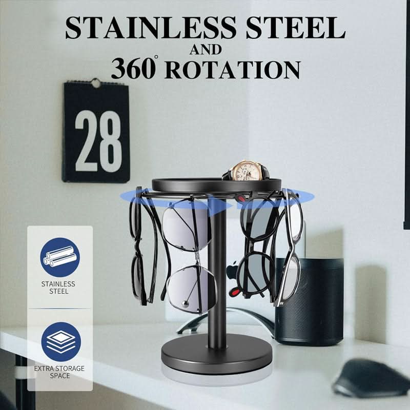 Glasses Holder | 360° Rotating & Durable Metal