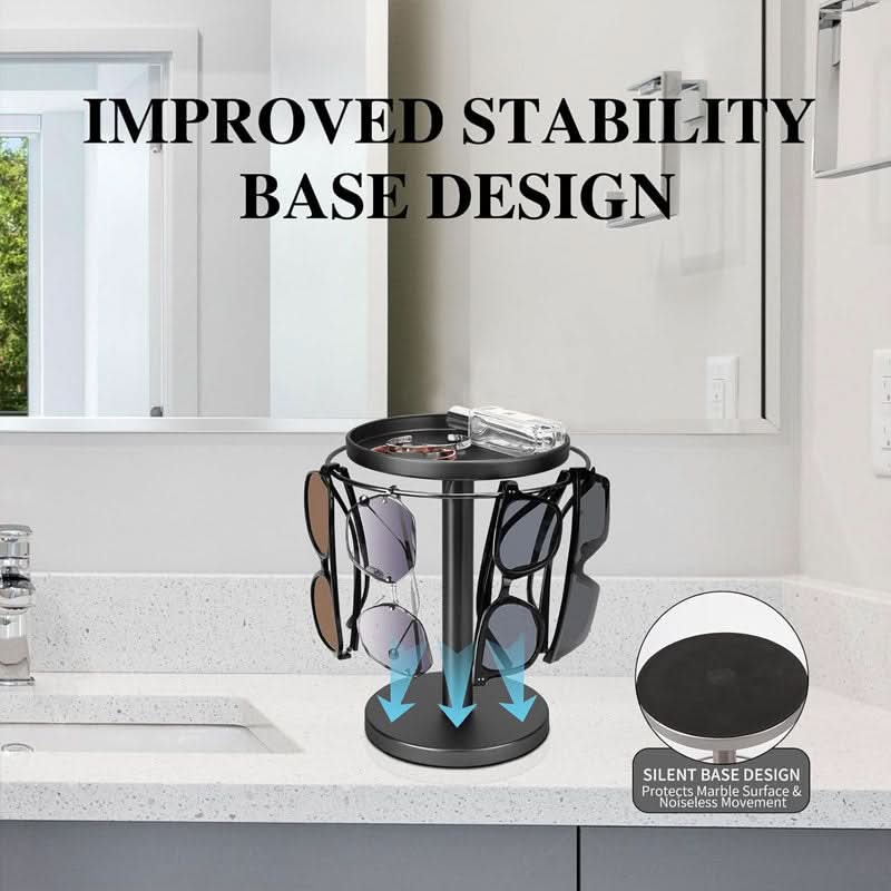 Glasses Holder | 360° Rotating & Durable Metal