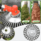 Grass Trimmer Head | 36 Braided Carbon Steel & Root-Cutting | Fits Common Trimmers