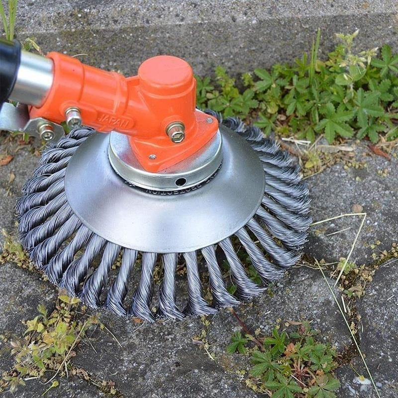 Grass Trimmer Head | 36 Braided Carbon Steel & Root-Cutting | Fits Common Trimmers