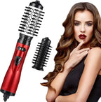 Hair Dryer & Styler | 2-in-1 Rotating Tourmaline Ceramic & Ionic | Dual Voltage
