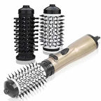 Hair Dryer & Styler | 2-in-1 Rotating Tourmaline Ceramic & Ionic | Dual Voltage