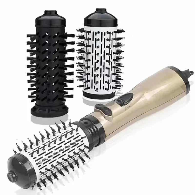 Hair Dryer & Styler | 2-in-1 Rotating Tourmaline Ceramic & Ionic | Dual Voltage