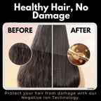 Hair Dryer & Styler | 2-in-1 Rotating Tourmaline Ceramic & Ionic | Dual Voltage