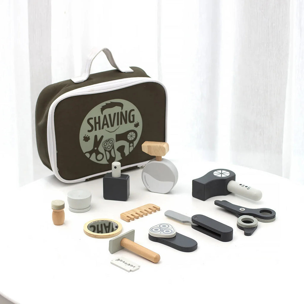 Hairdresser Playset | Wooden Realistic Tools & Belt Pouch