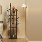 Hall Tree | Solid Pine & Swivel Tree-Branch Design | 165 cm