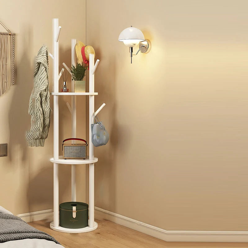 Hall Tree | Solid Pine & Swivel Tree-Branch Design | 165 cm