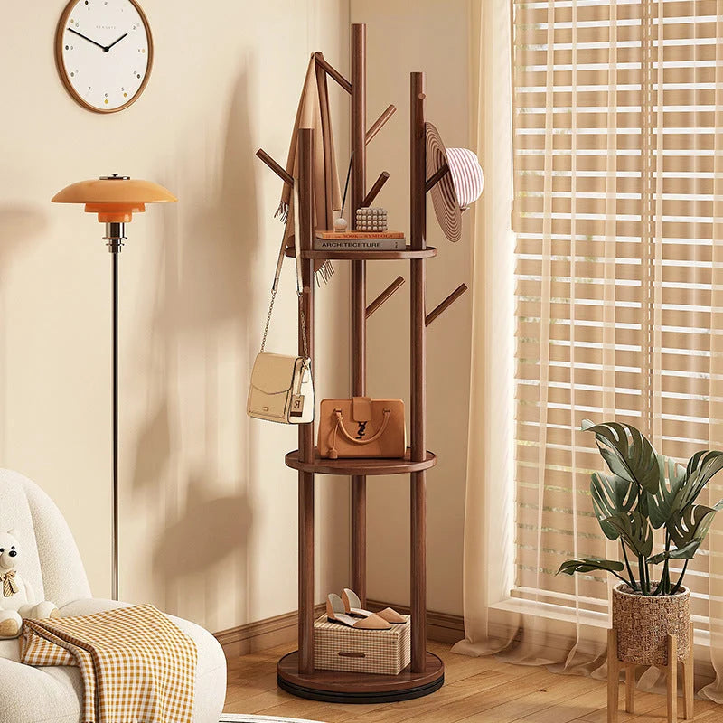 Hall Tree | Solid Pine & Swivel Tree-Branch Design | 165 cm