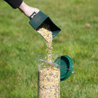 Hanging Bird Feeder | Squirrel-Proof Spinning Perch & Metal | 4 Feeding Ports