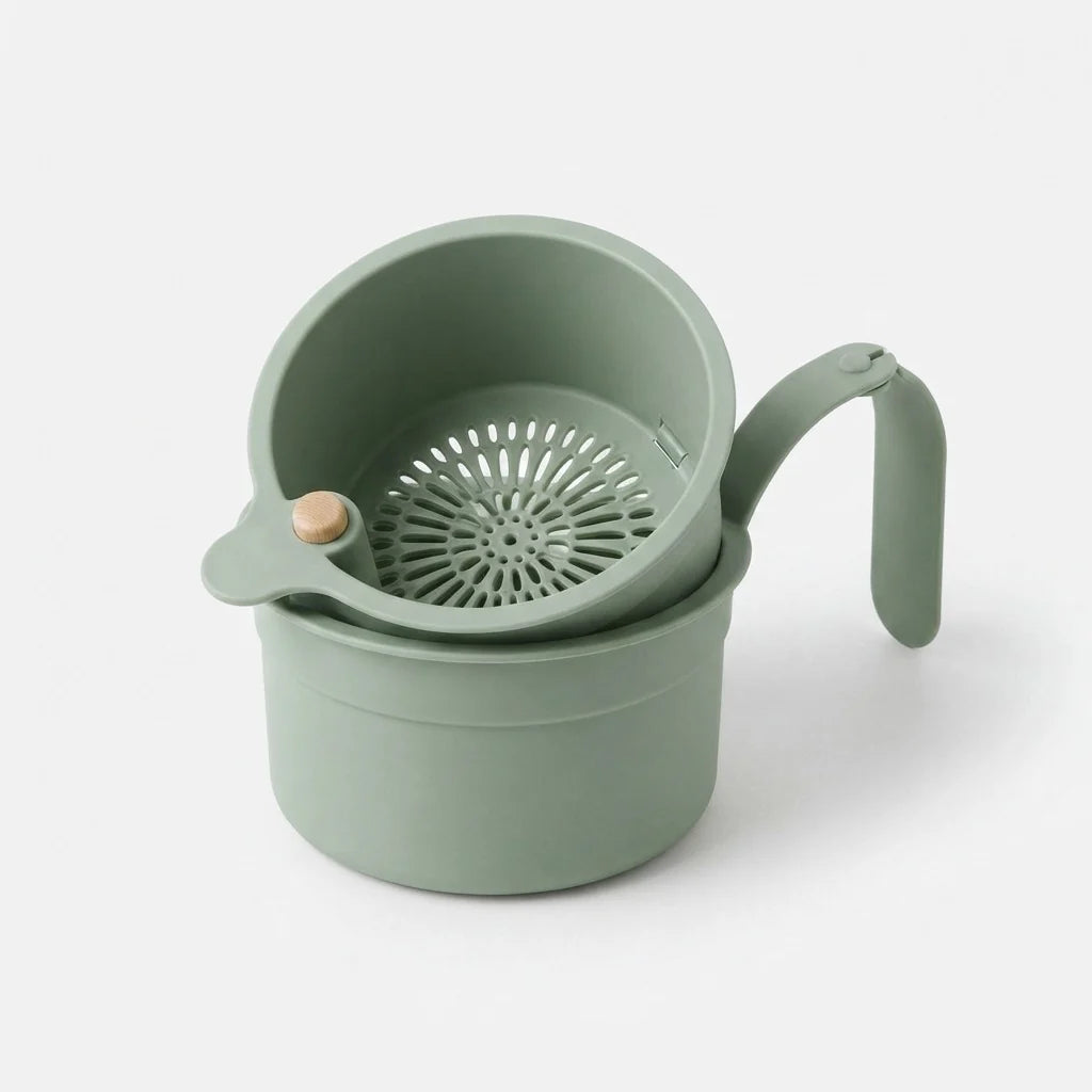 Hanging Drip Basket | Two-Part Filter & One-Click Emptying