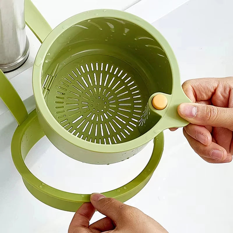 Hanging Drip Basket | Two-Part Filter & One-Click Emptying