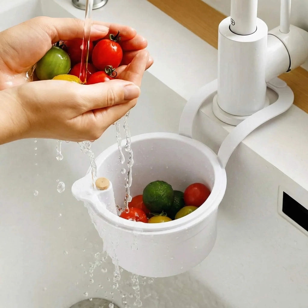 Hanging Drip Basket | Two-Part Filter & One-Click Emptying