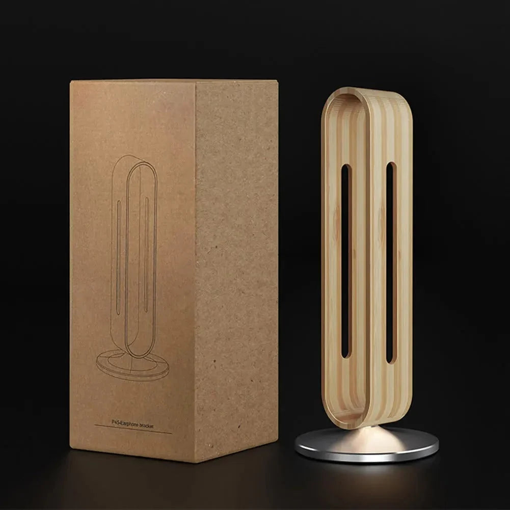Headphone Stand | Minimalist Wood & Metal