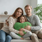 Heart-Shaped Pillow | Plush Faux Fur & Cotton-Filled | 32 x 40 cm