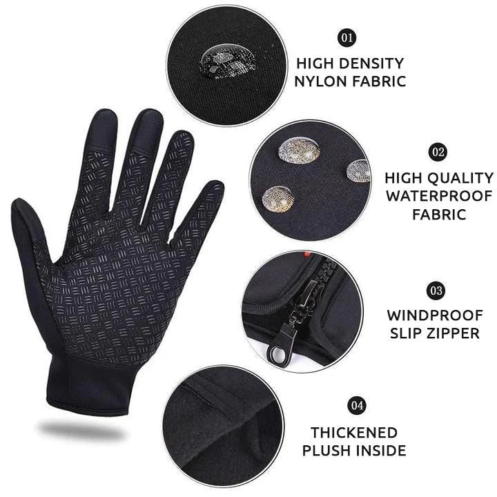 Heated Gloves | USB-Compatible Touchscreen & Non-Slip Grip