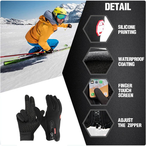 Heated Gloves | USB-Compatible Touchscreen & Non-Slip Grip
