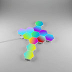 Hexagonal LED Wall Panels | Touch-Controlled RGB | Adjustable Brightness