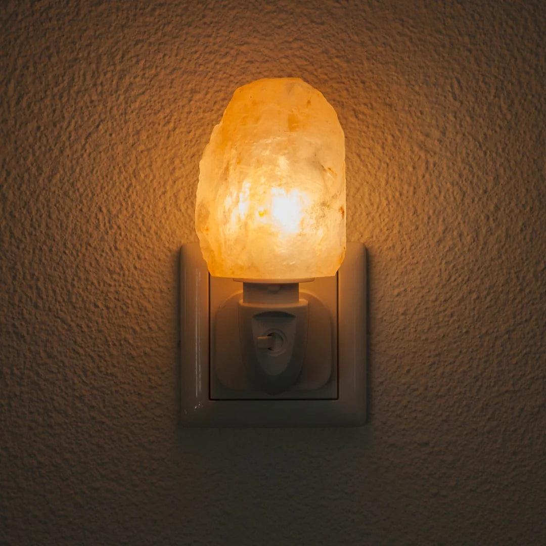 Himalayan Salt Lamp | Warm & Soothing Glow | Plug-In Night Light