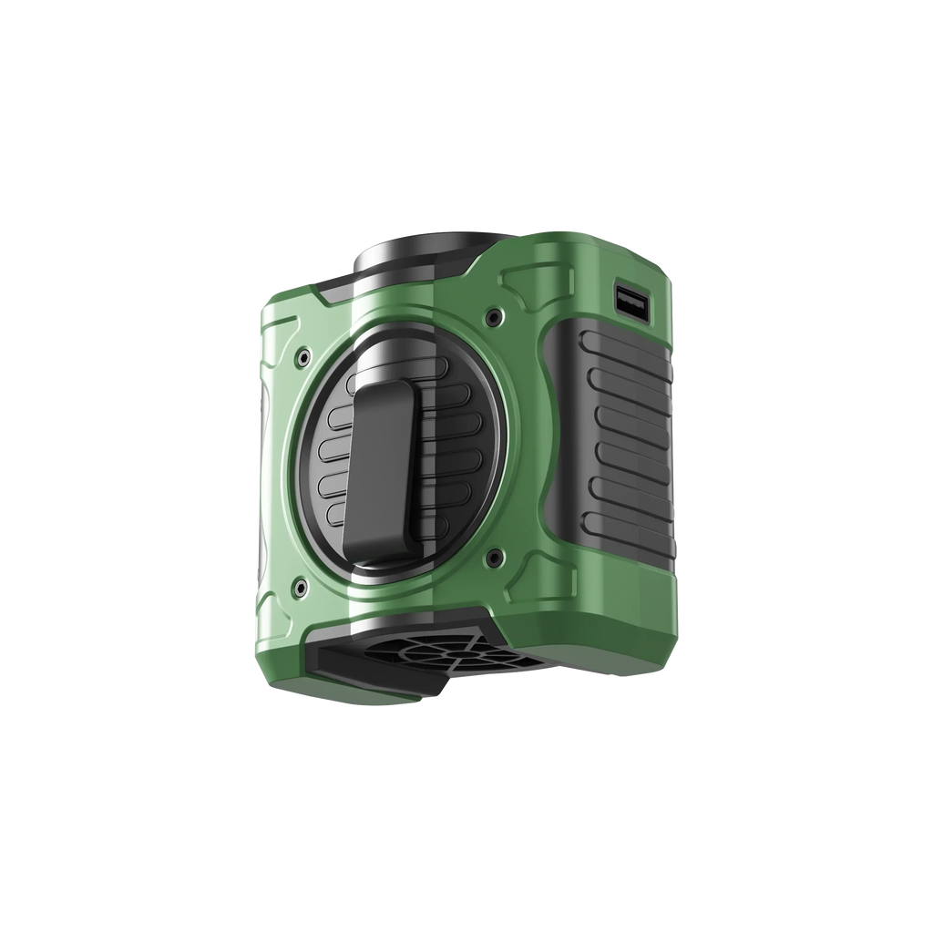 Hip Clip Fan | 8000mAh Battery & Ice Ceramic Cooling | Clip, Neck & Handheld