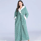 Hooded Robe | Plush Knit & Super-Absorbent | Front Patch Pockets