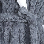 Hooded Robe | Plush Knit & Super-Absorbent | Front Patch Pockets