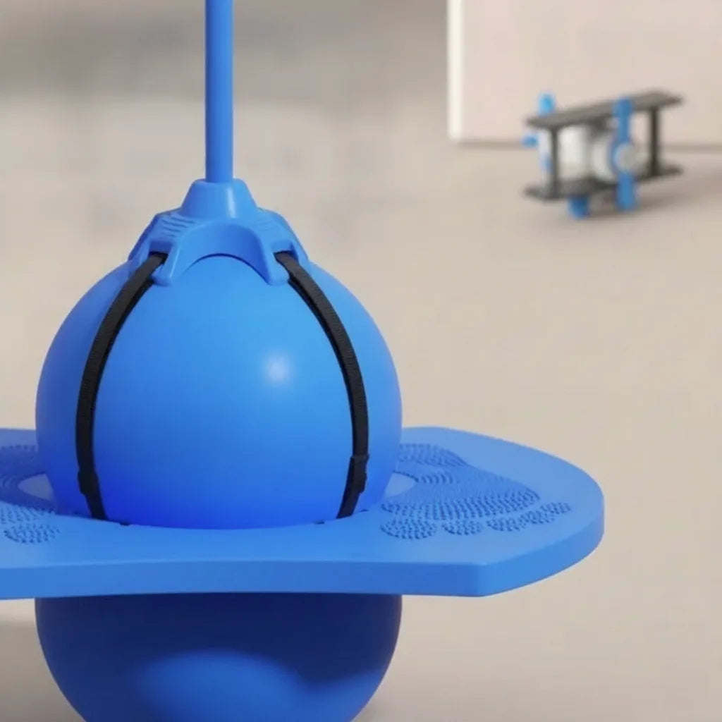 Hopping Ball | Non-Slip Platform & Height-Adjustable Handle | 150 kg Capacity